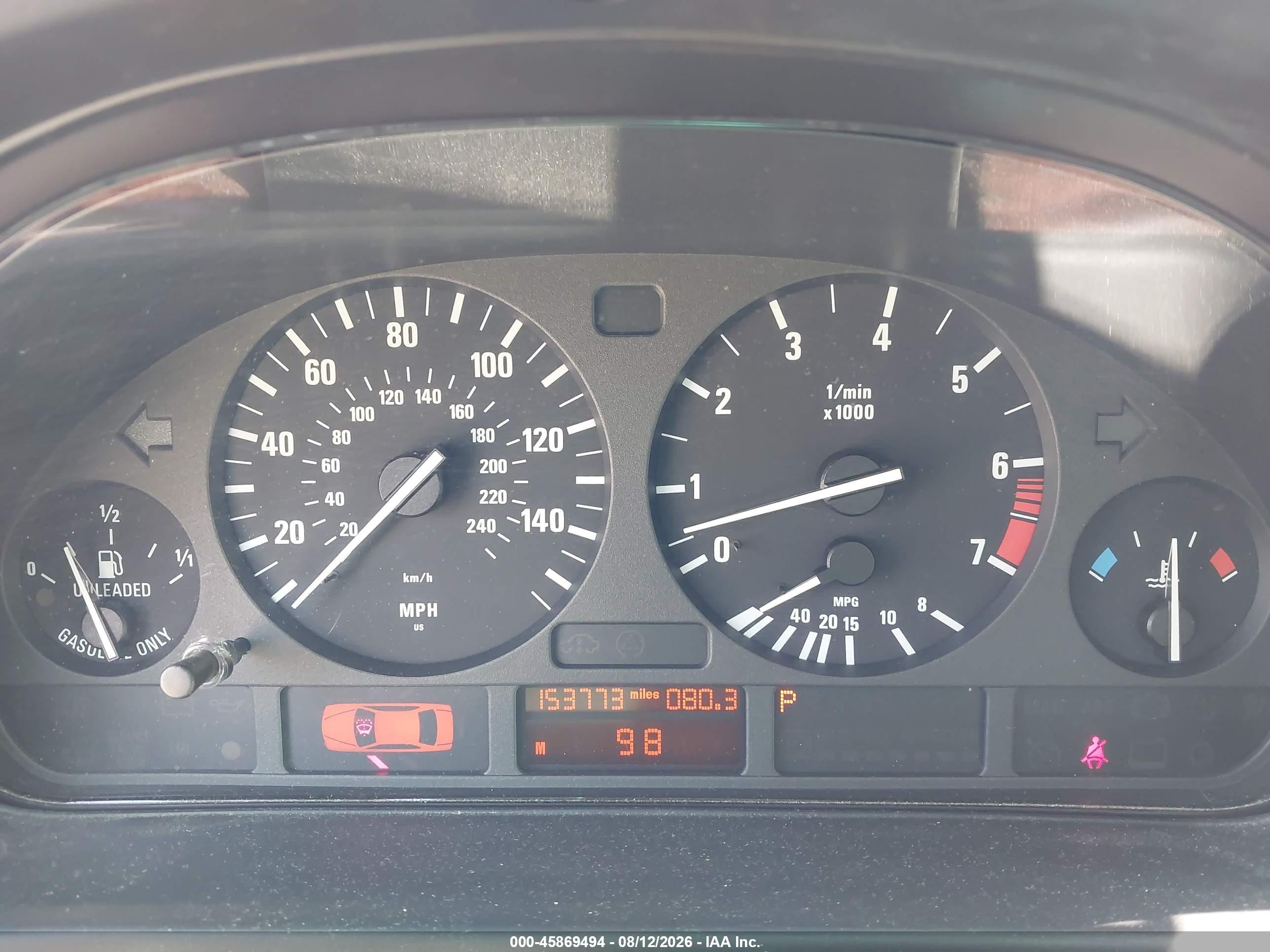 2001 Bmw 525ia   Синий vin: WBADS43421GD85121