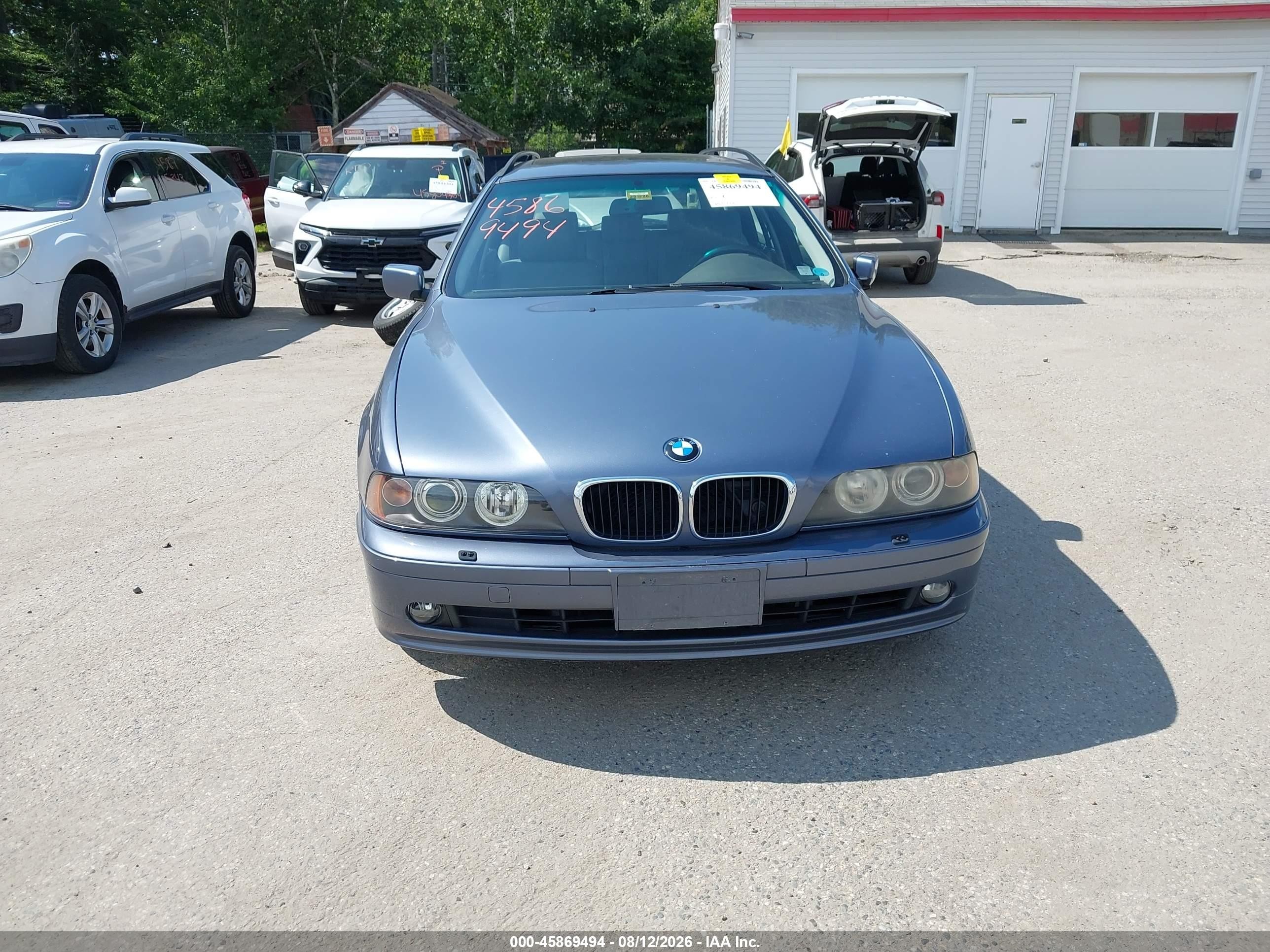 2001 Bmw 525ia   Синий vin: WBADS43421GD85121