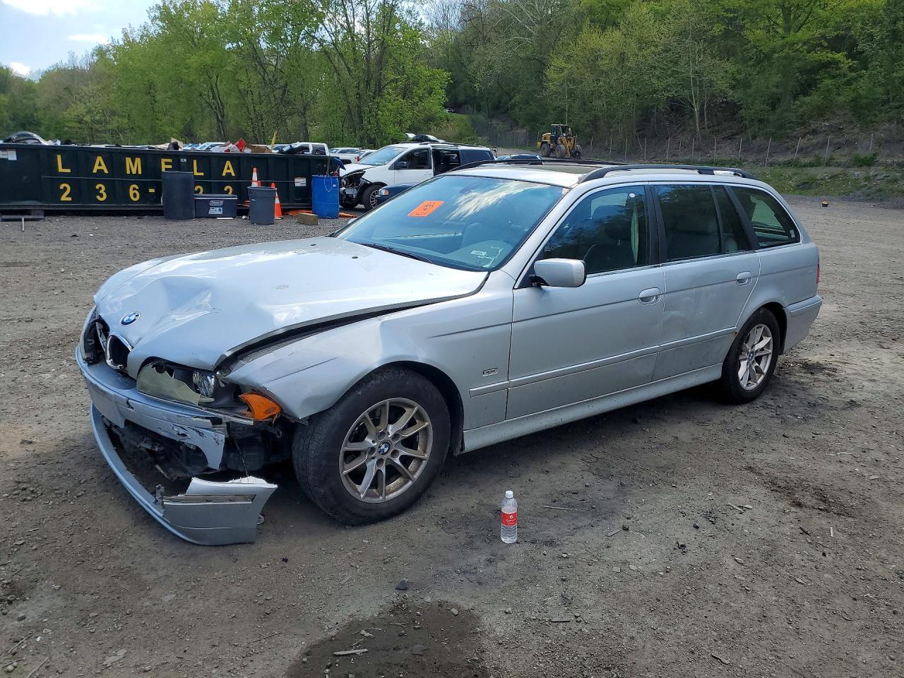 2003 Bmw 525 It Automatic Silver vin: WBADS43453GE11326