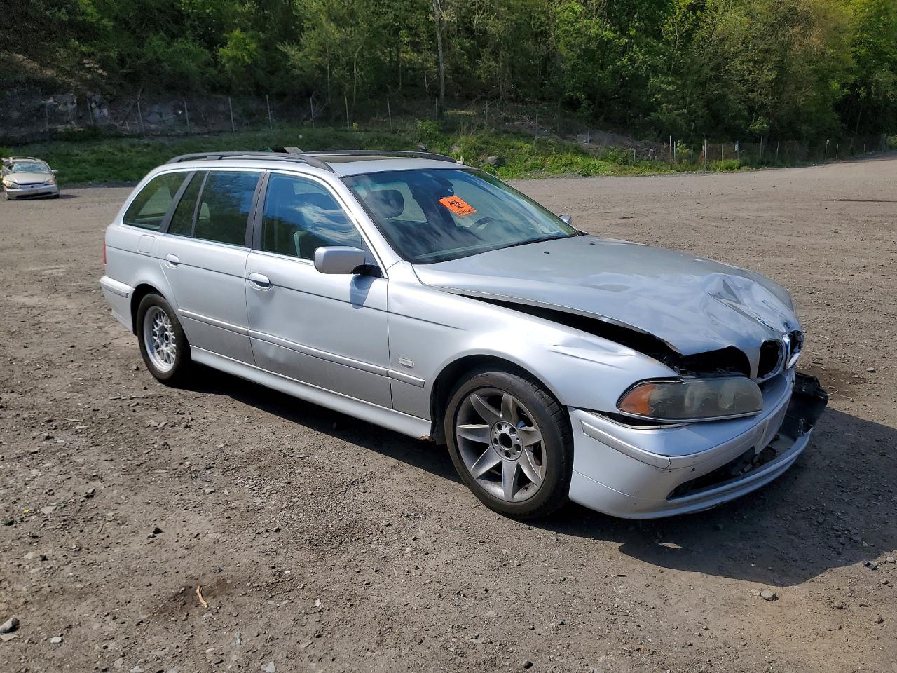 2003 Bmw 525 It Automatic Silver vin: WBADS43453GE11326