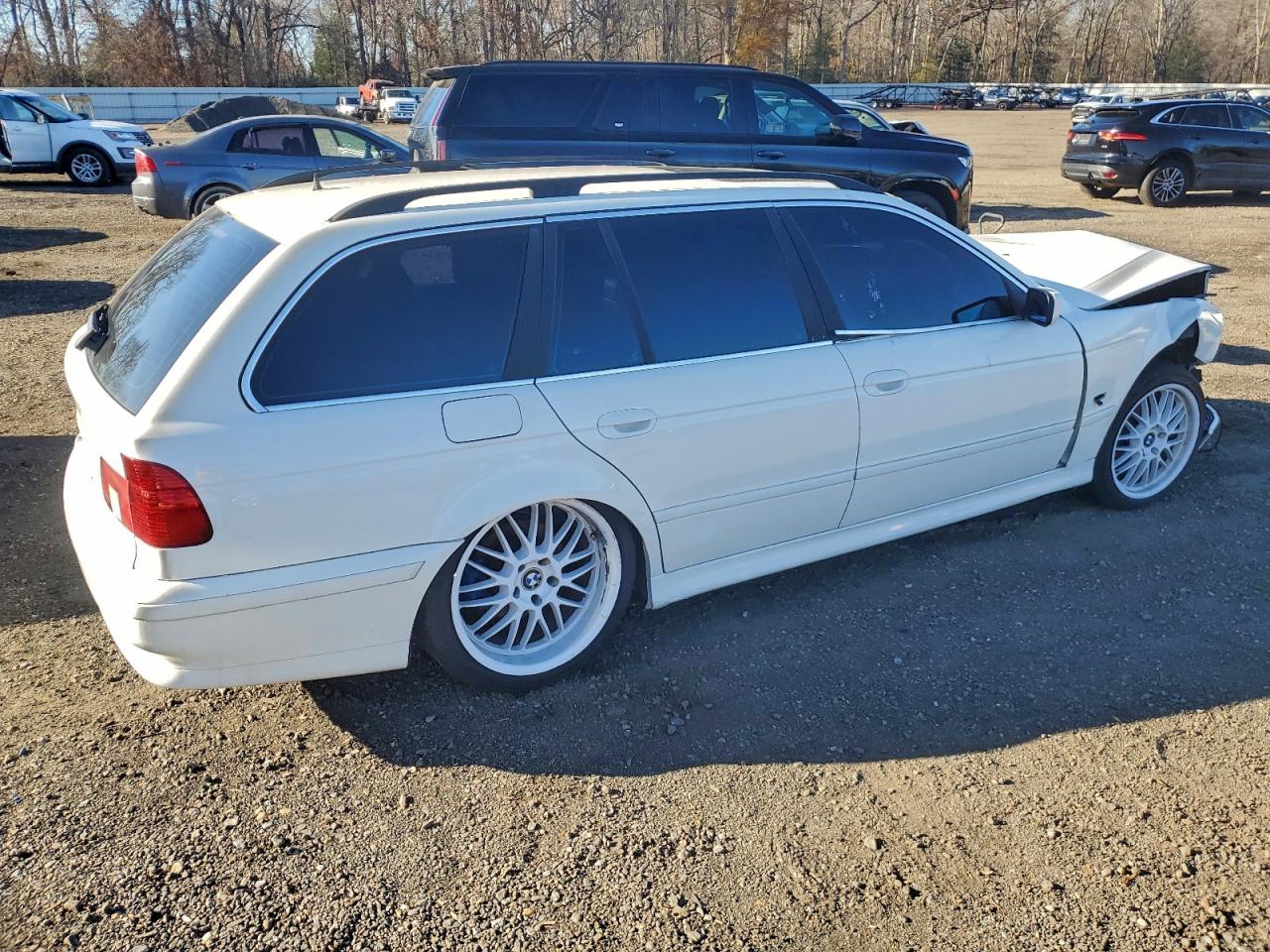 2002 Bmw 525 It Automatic White vin: WBADS43492GD86526