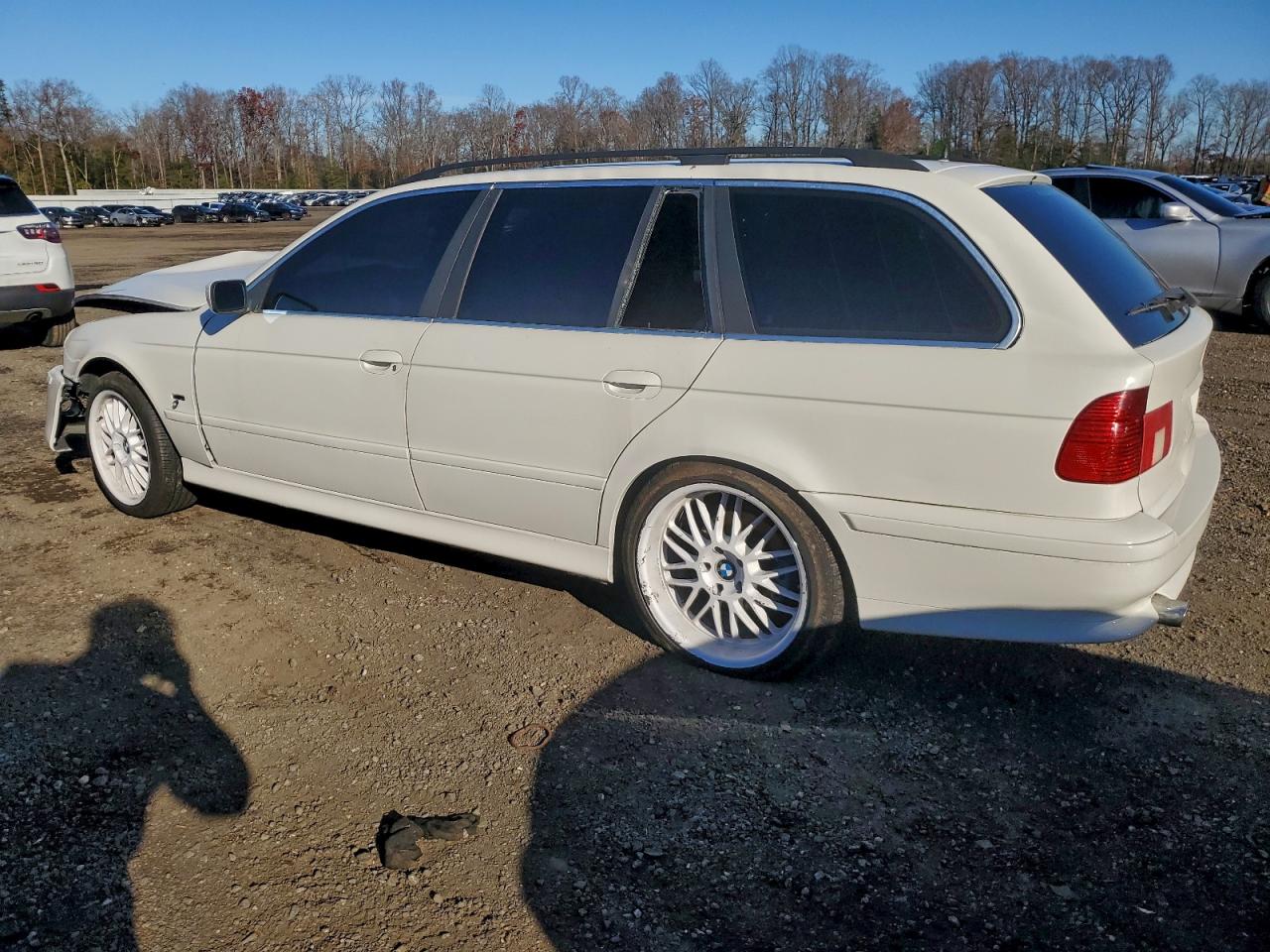 2002 Bmw 525 It Automatic White vin: WBADS43492GD86526
