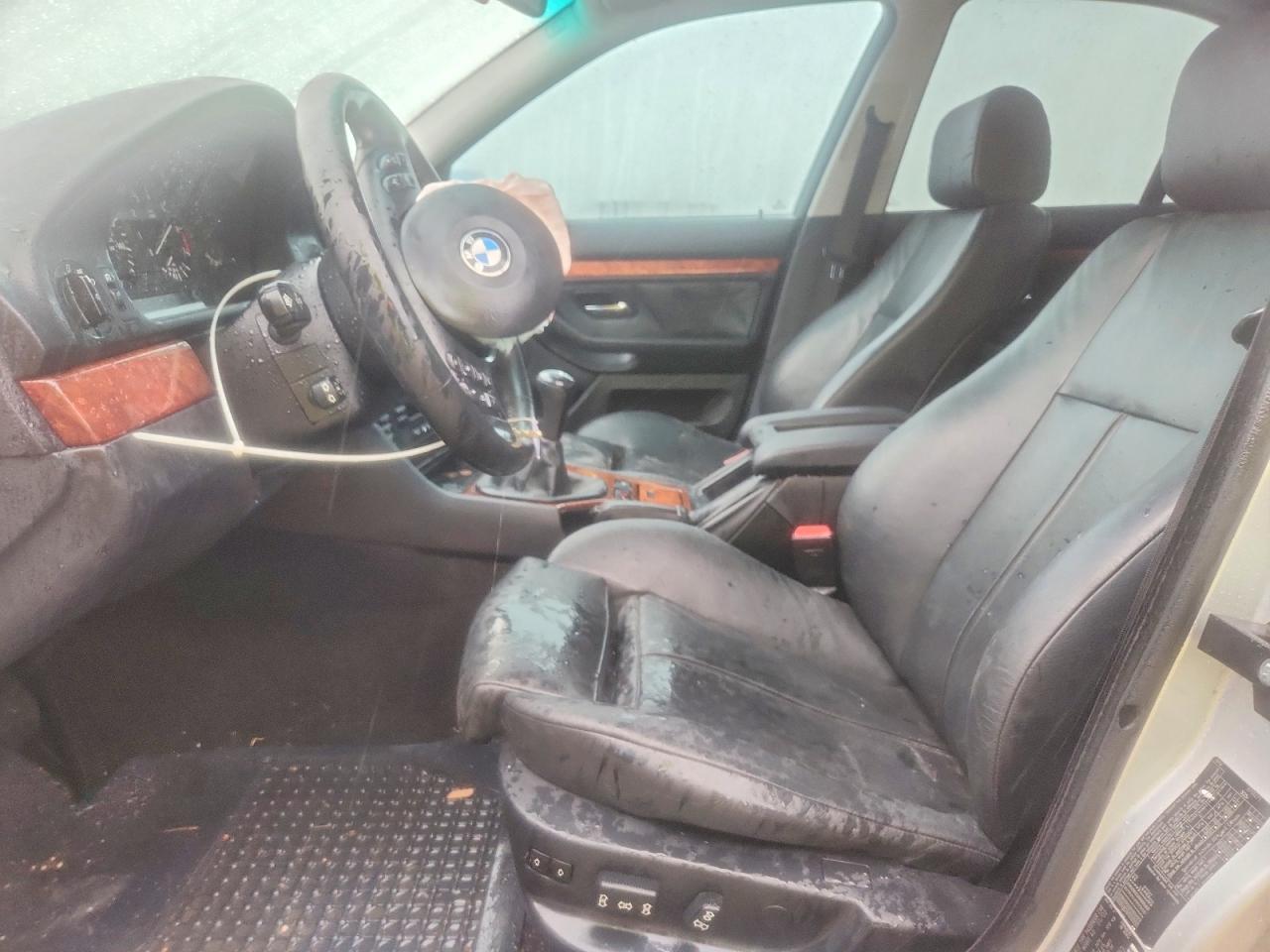 2002 Bmw 525 I Silver vin: WBADT33422GF42090
