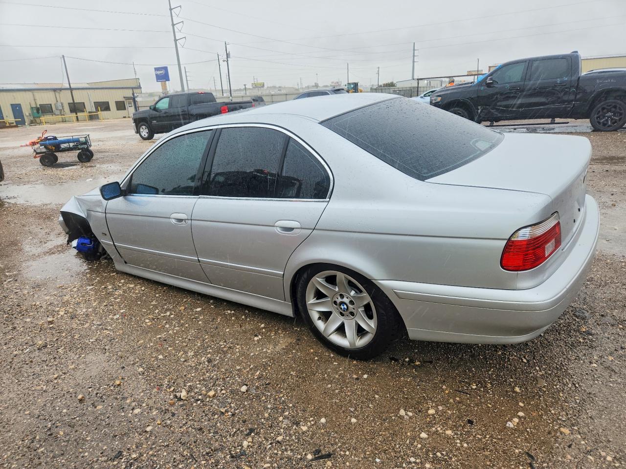2002 Bmw 525 I Silver vin: WBADT33422GF42090