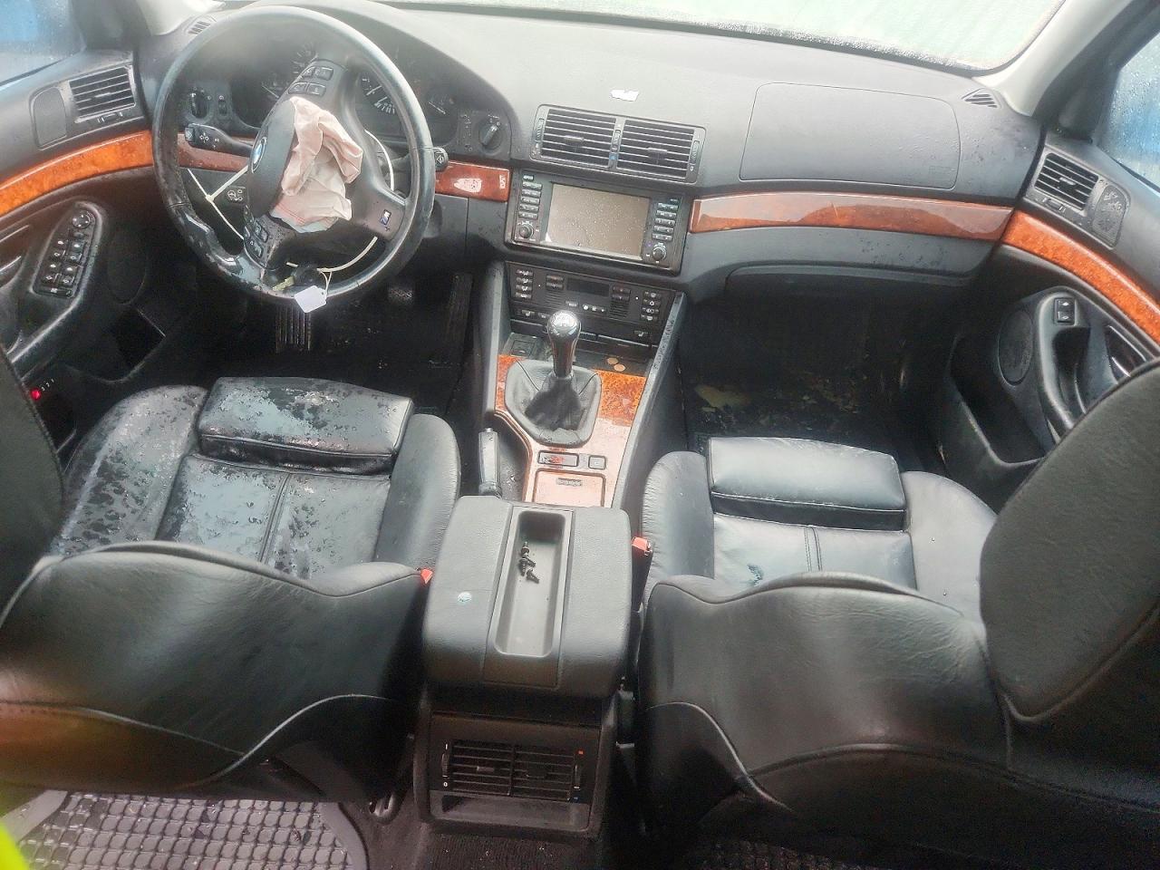 2002 Bmw 525 I Silver vin: WBADT33422GF42090