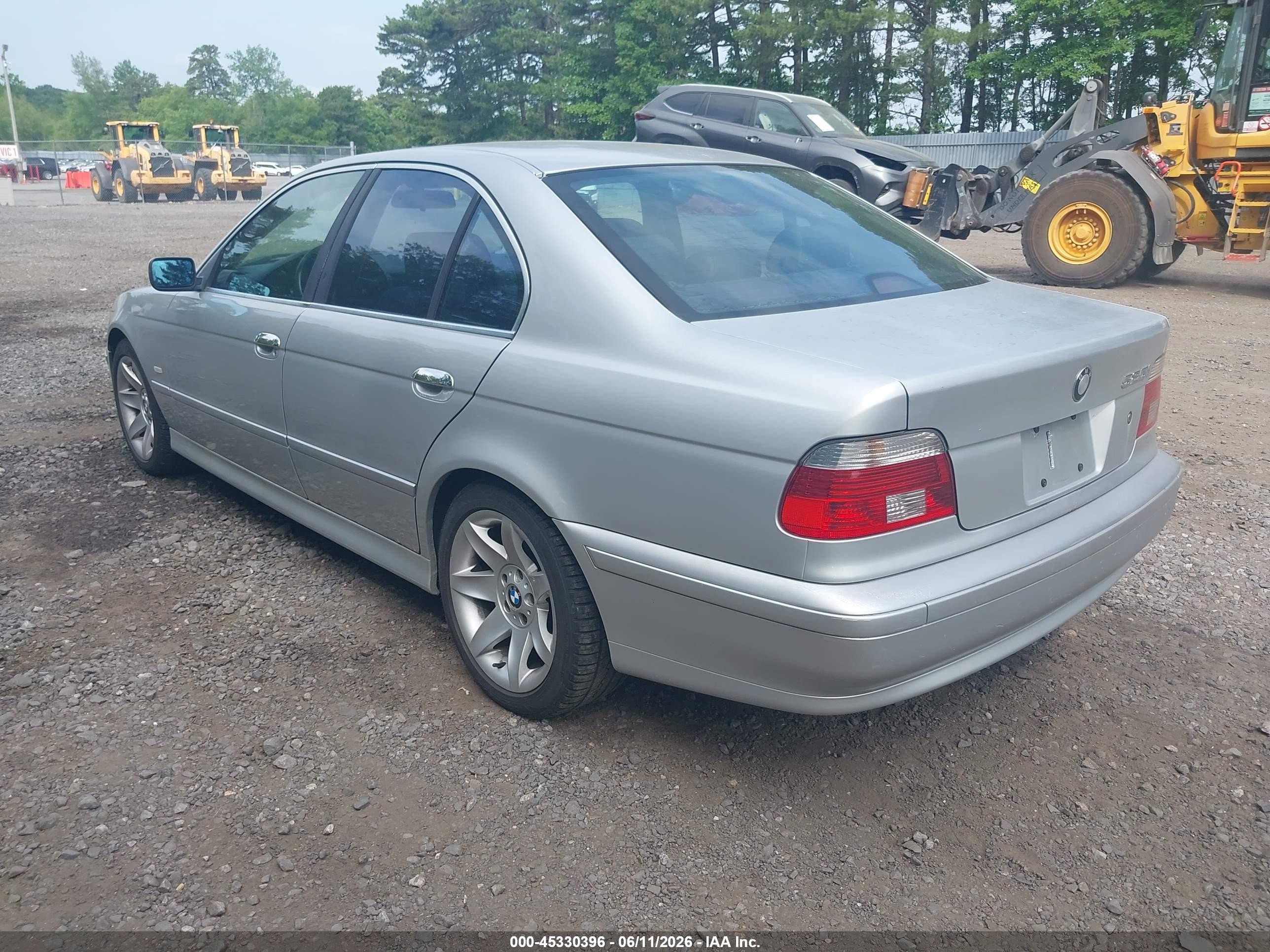 2002 Bmw 525i   Silver vin: WBADT33422GF42610
