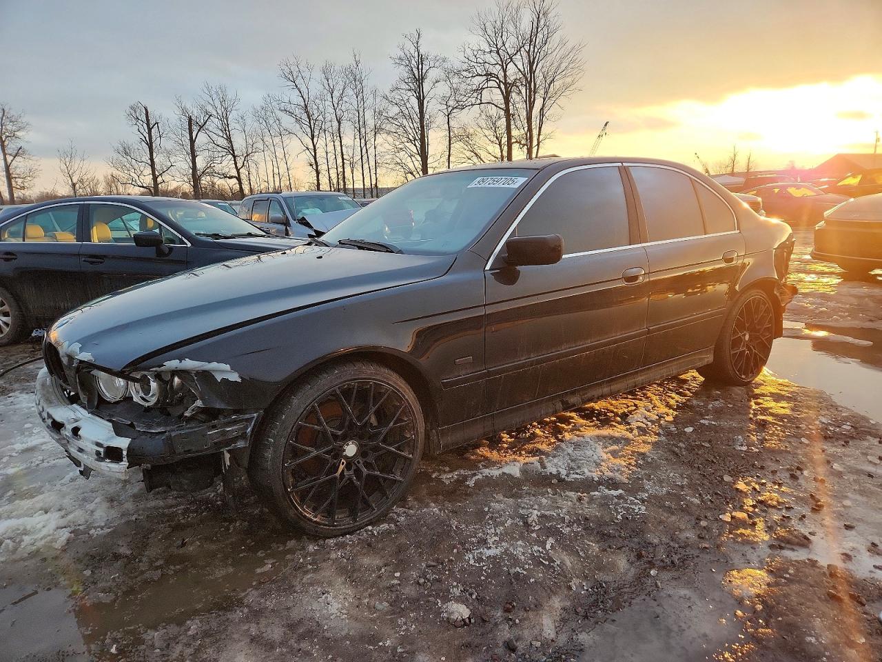 2001 Bmw 525 I Black vin: WBADT33431GF40539