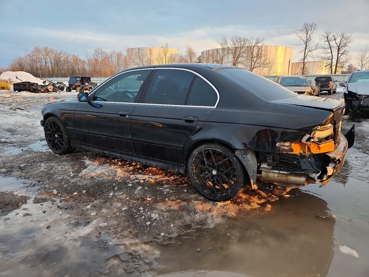 2001 Bmw 525 I Black vin: WBADT33431GF40539