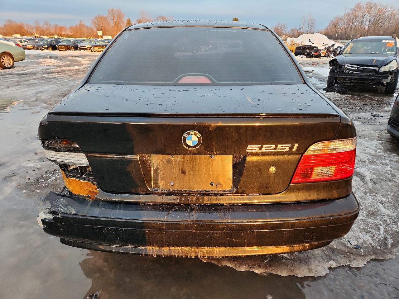 2001 Bmw 525 I Black vin: WBADT33431GF40539