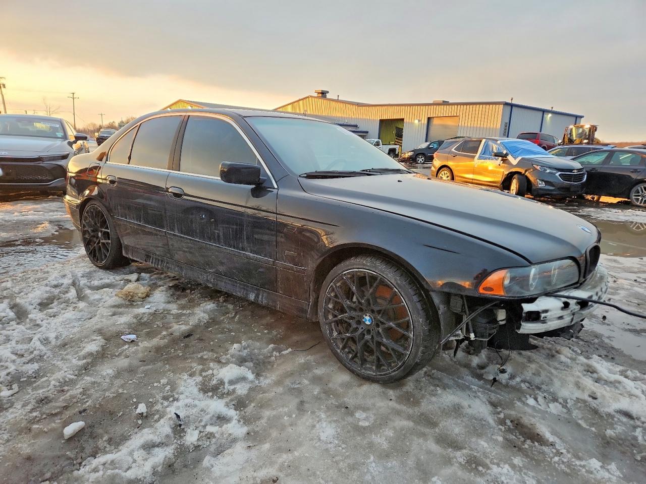 2001 Bmw 525 I Black vin: WBADT33431GF40539
