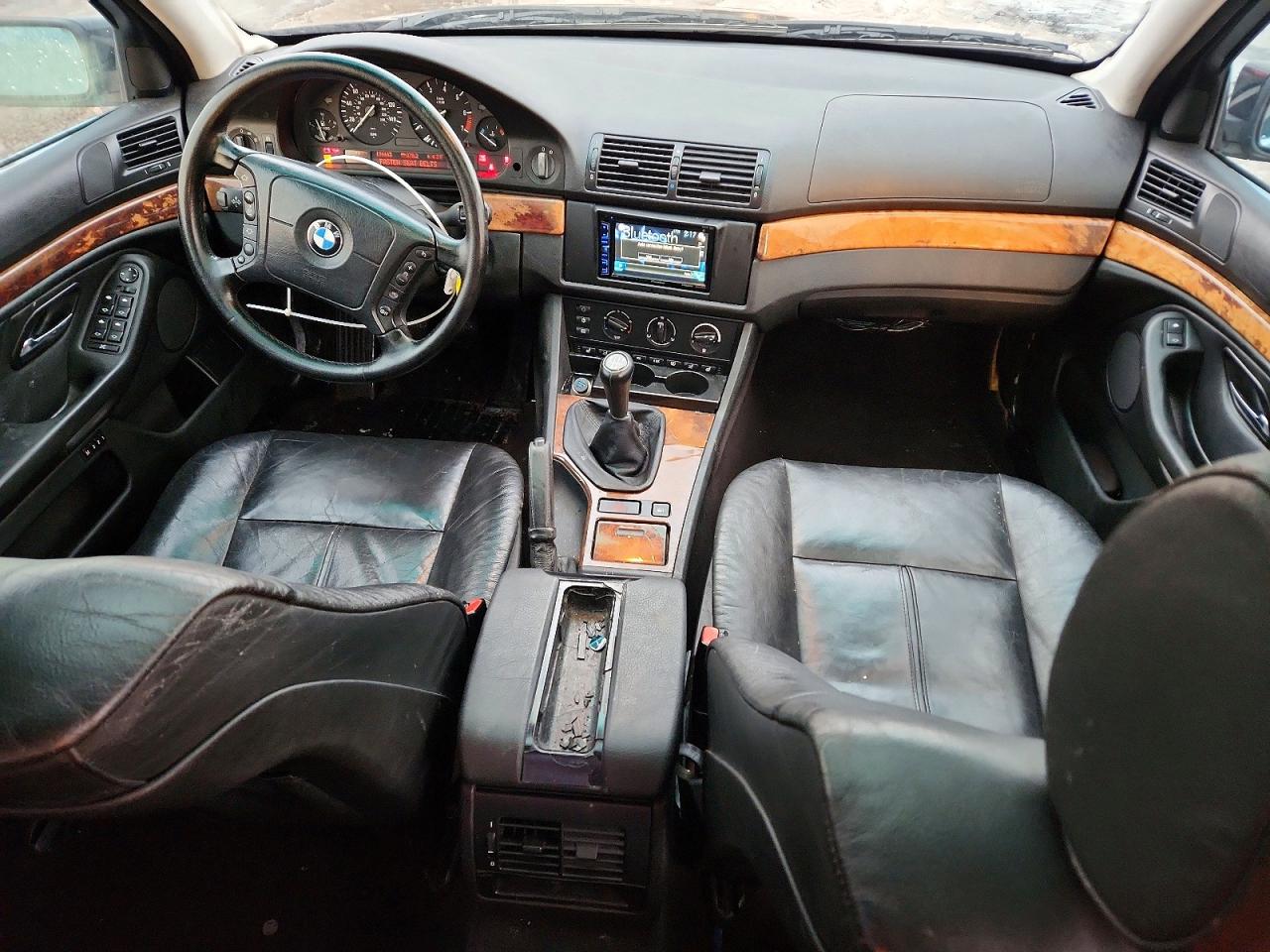 2001 Bmw 525 I Black vin: WBADT33431GF40539