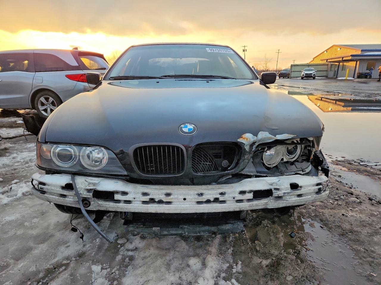 2001 Bmw 525 I Black vin: WBADT33431GF40539