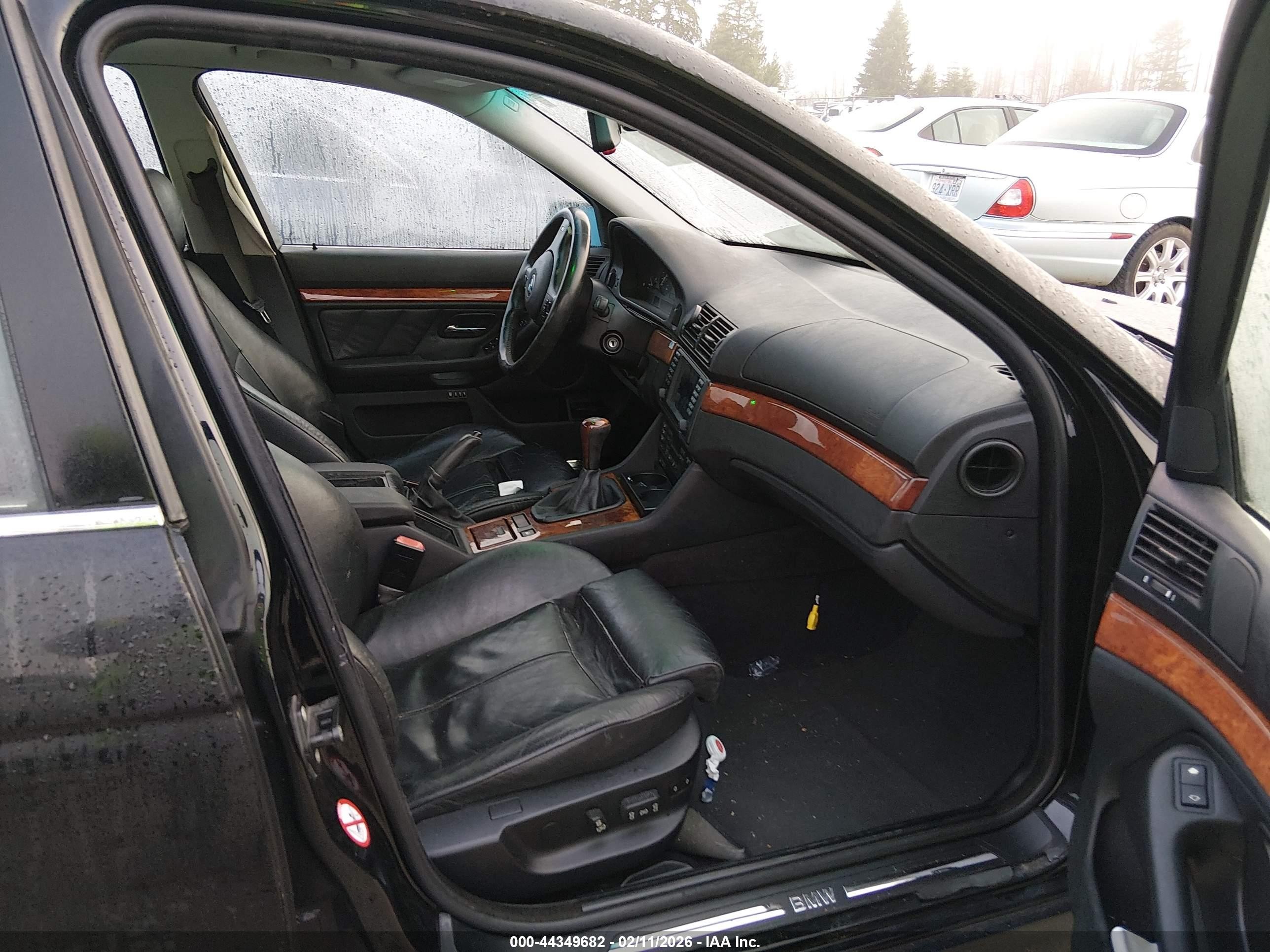 2002 Bmw 525i   Black vin: WBADT33492GF42068