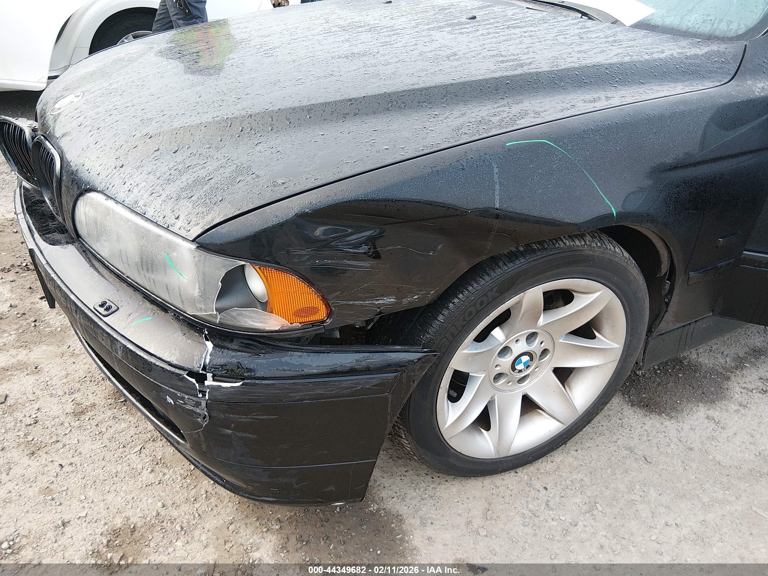 2002 Bmw 525i   Black vin: WBADT33492GF42068