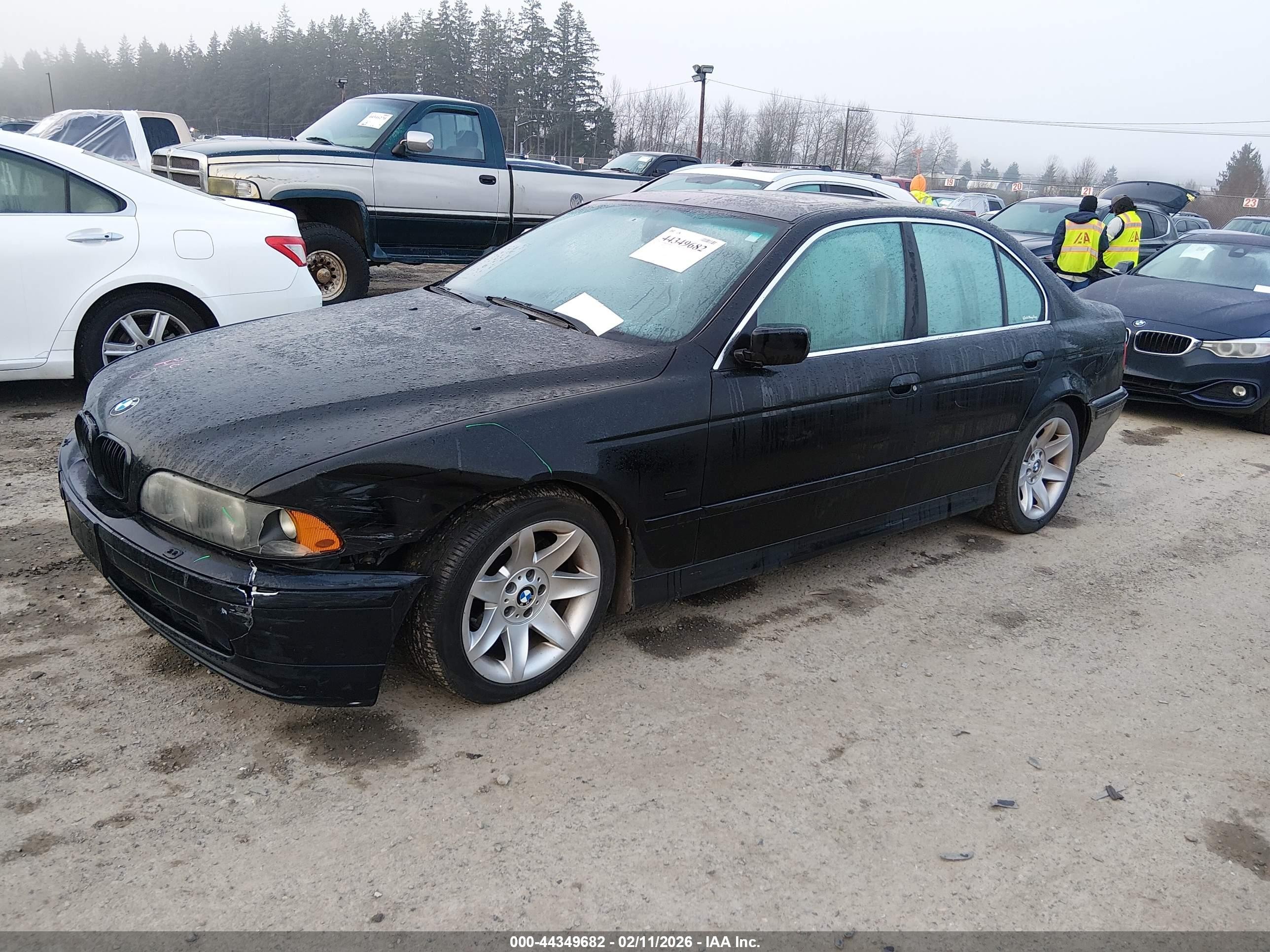 2002 Bmw 525i   Black vin: WBADT33492GF42068