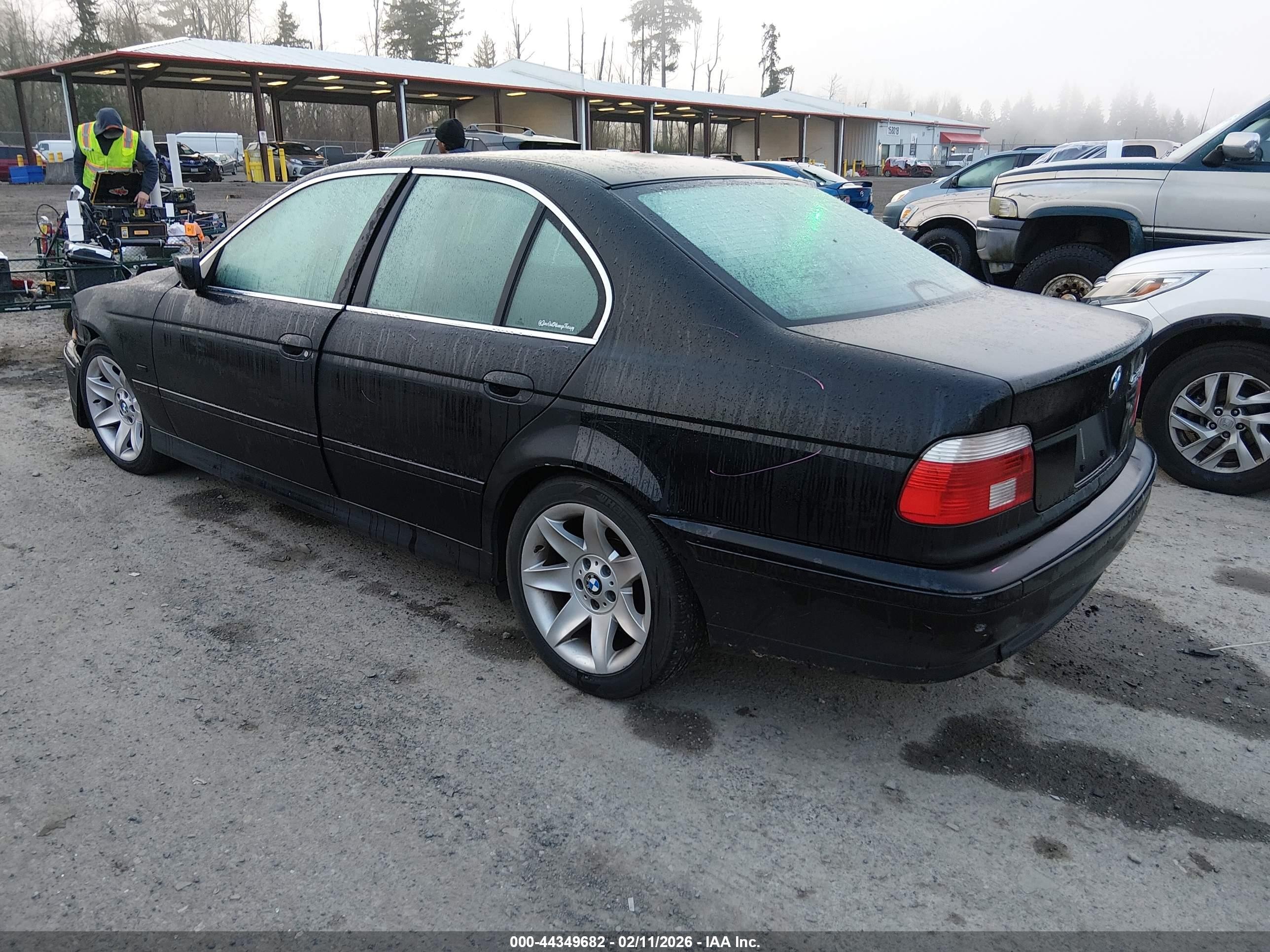 2002 Bmw 525i   Black vin: WBADT33492GF42068