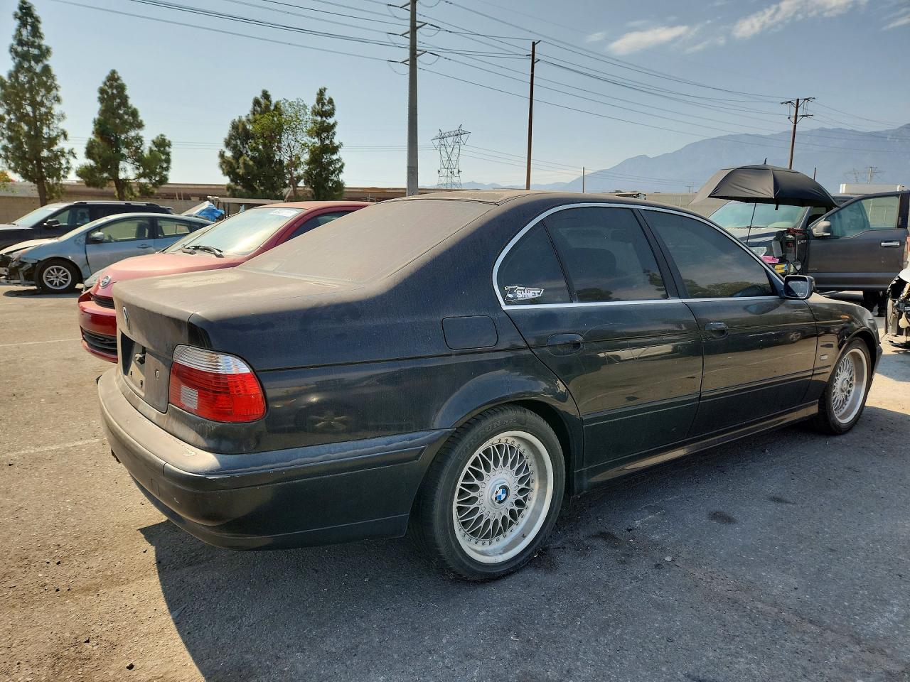 2001 Bmw 525 I Black vin: WBADT334X1GF41235