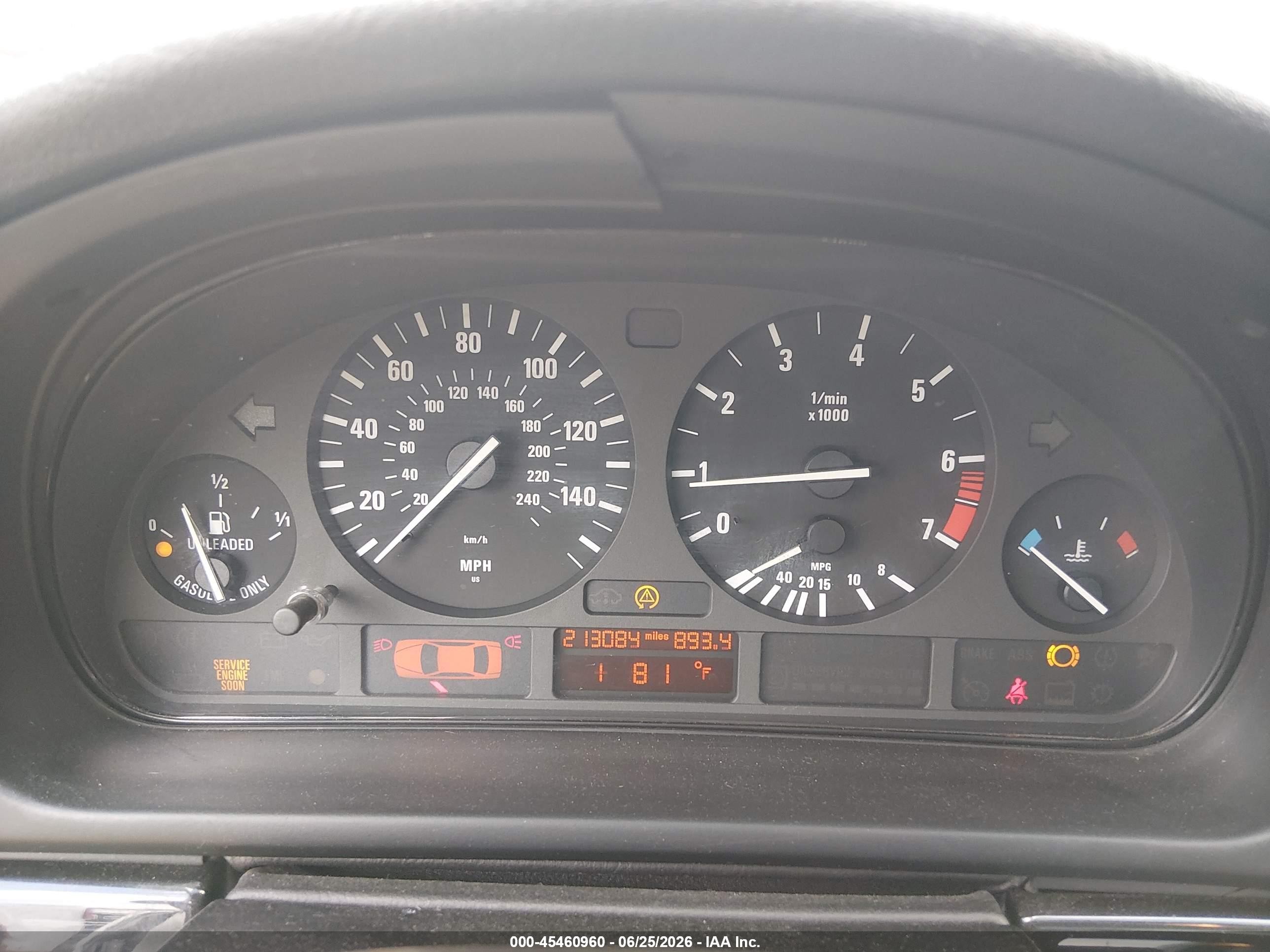 2001 Bmw 525i   Silver vin: WBADT334X1GF41266