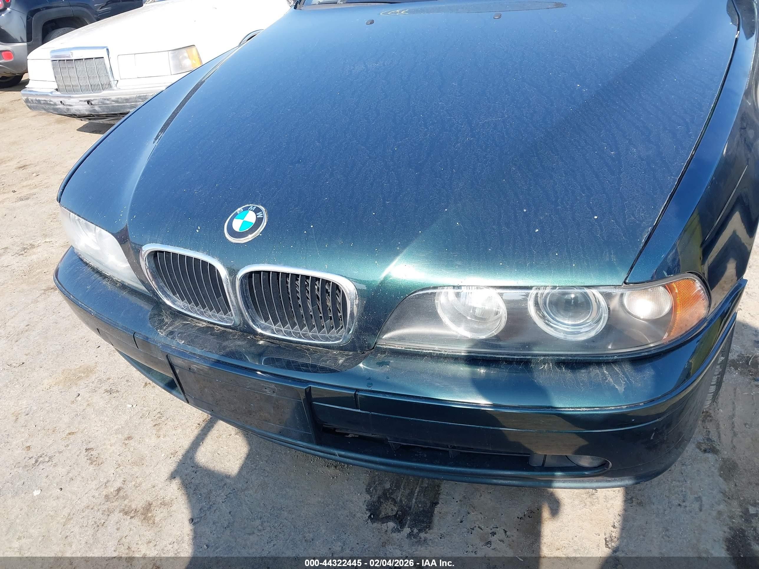2001 Bmw 525ia   Green vin: WBADT43401GF55778