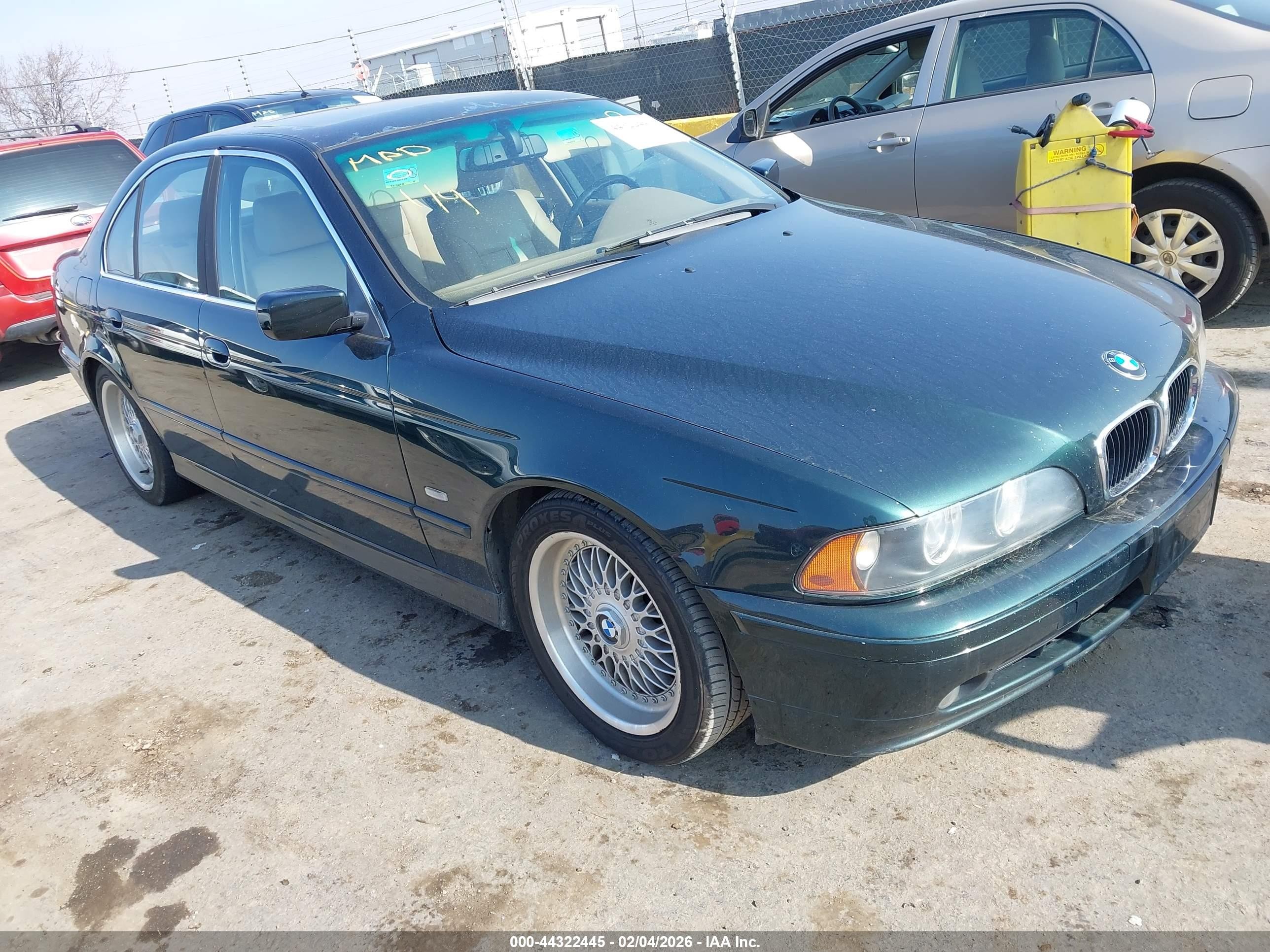 2001 Bmw 525ia   Green vin: WBADT43401GF55778
