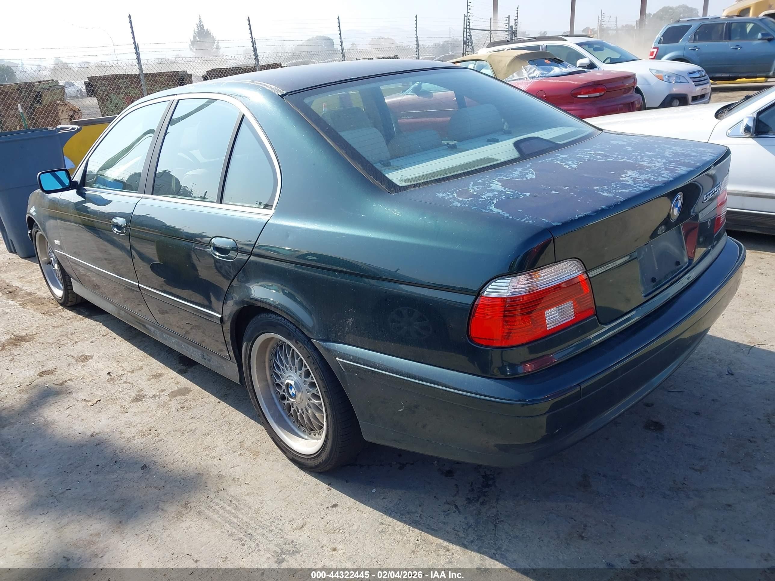 2001 Bmw 525ia   Green vin: WBADT43401GF55778