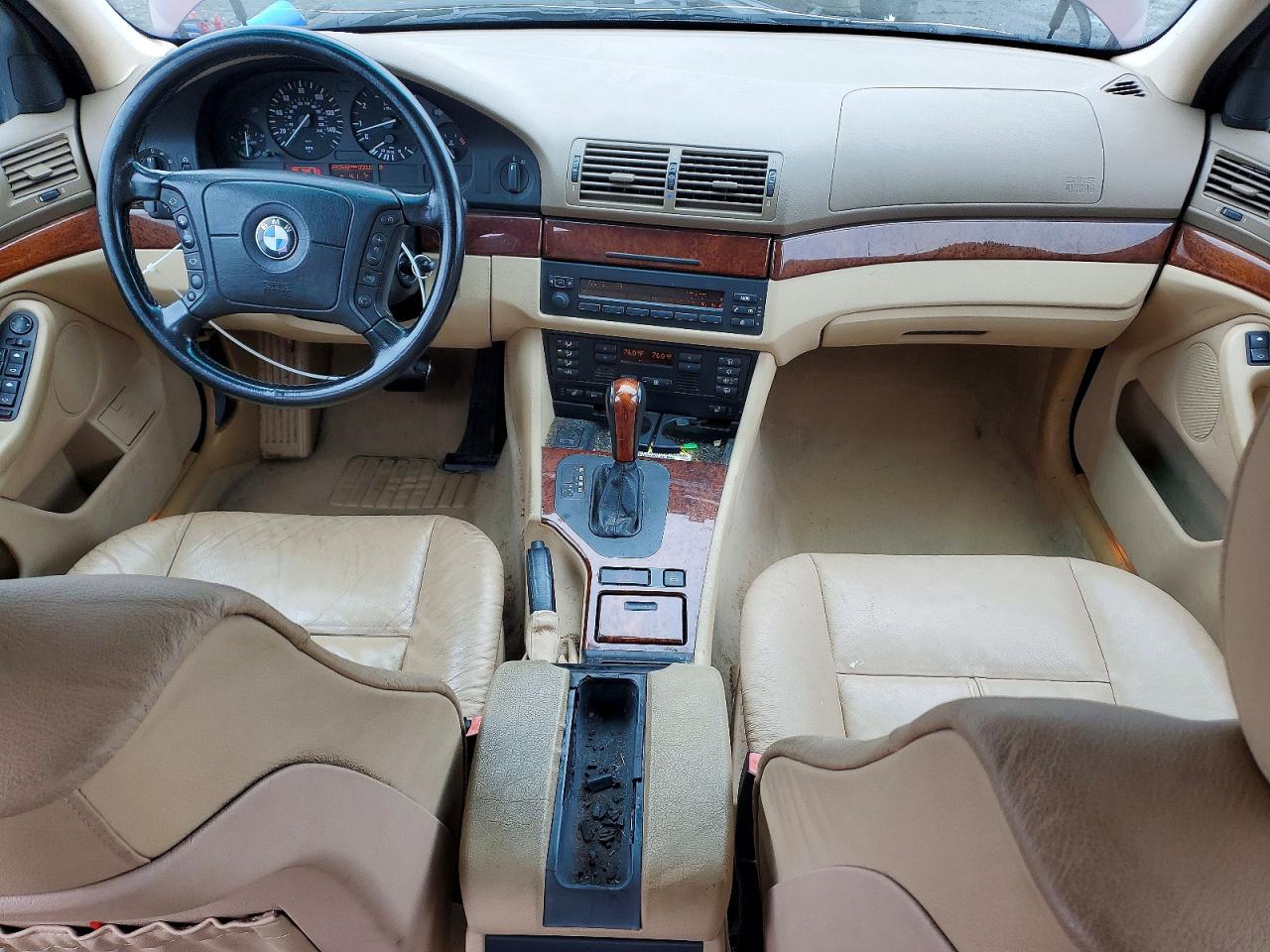 2001 Bmw 525 I Automatic Burgundy vin: WBADT43401GF55912