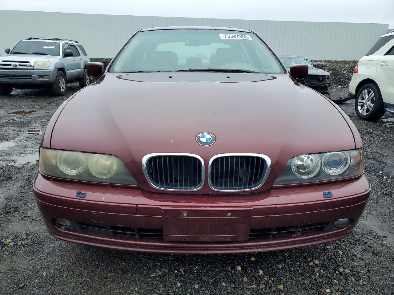 2001 Bmw 525 I Automatic Burgundy vin: WBADT43401GF55912