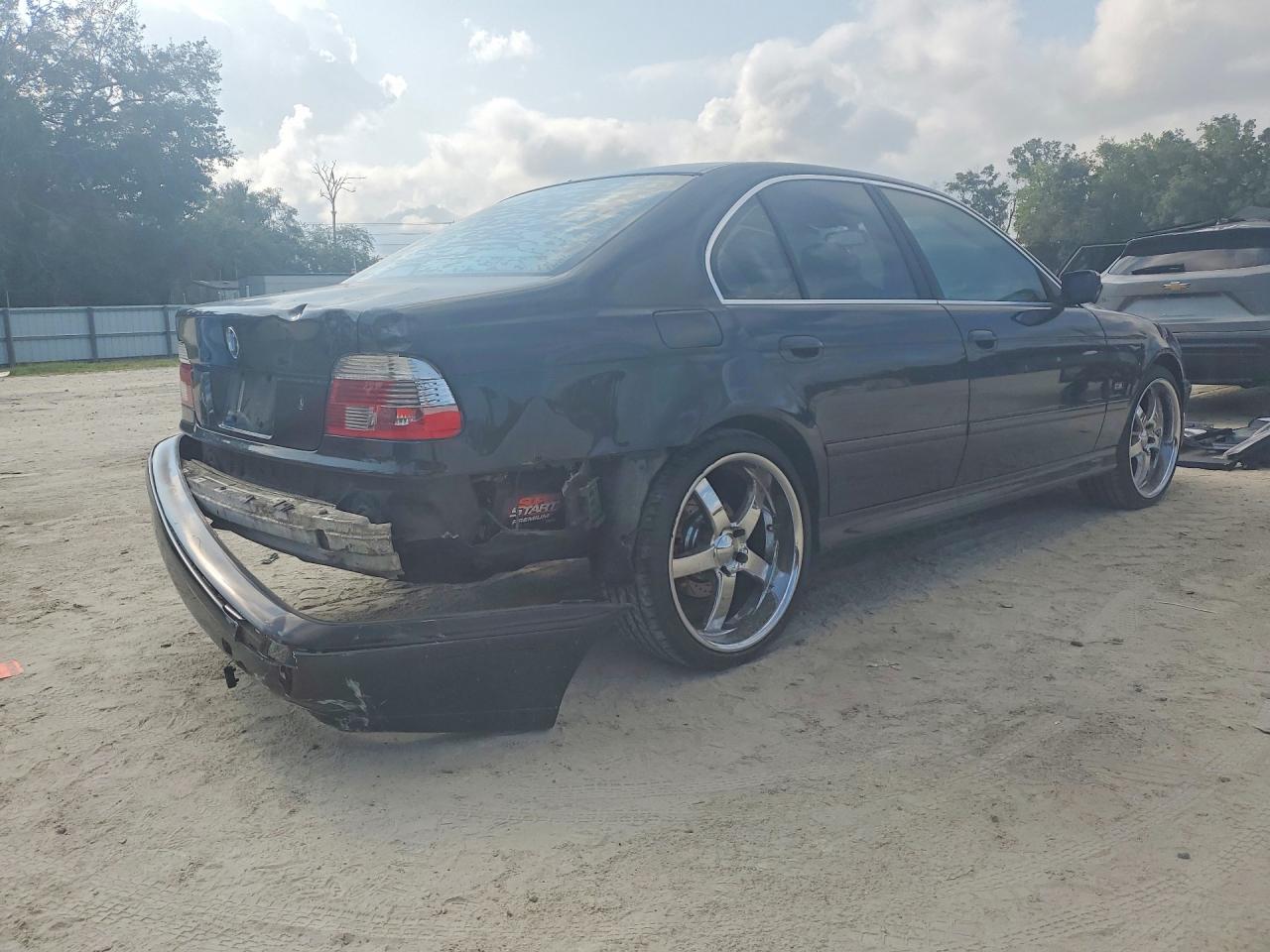 2002 Bmw 525 I Automatic Black vin: WBADT43402GY41628