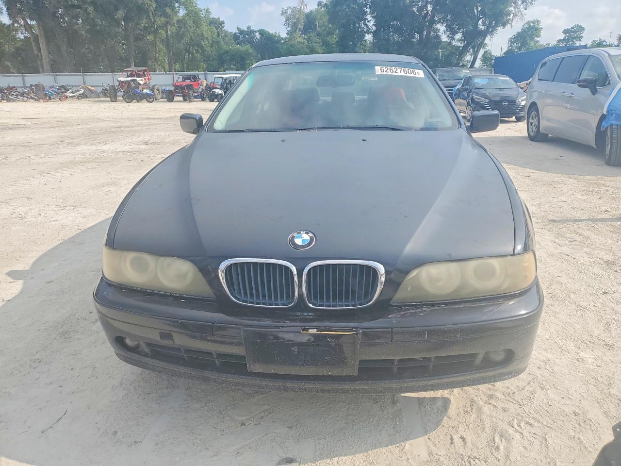2002 Bmw 525 I Automatic Black vin: WBADT43402GY41628