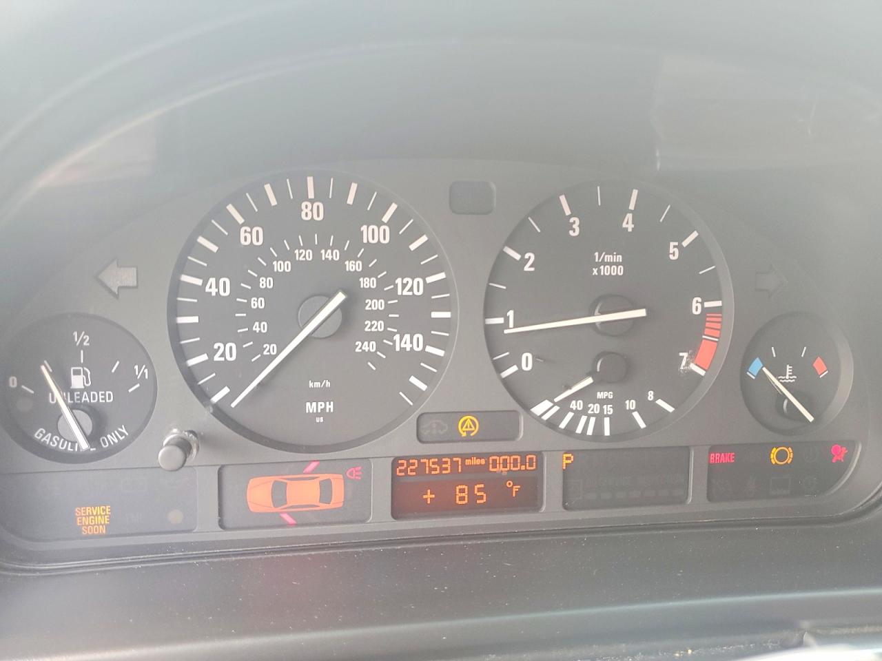 2002 Bmw 525 I Automatic Black vin: WBADT43402GY41628
