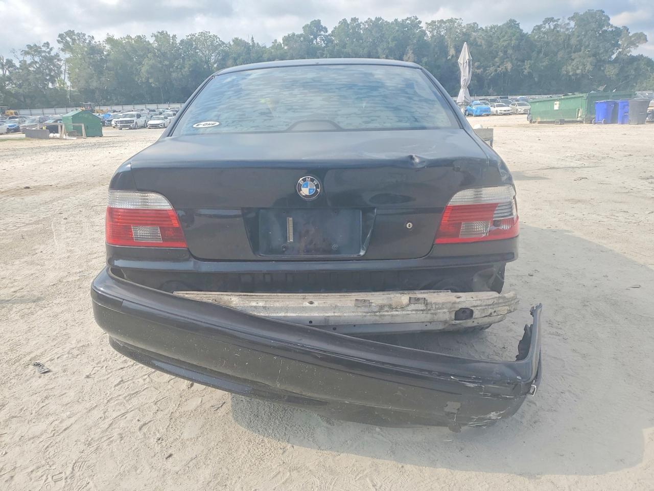 2002 Bmw 525 I Automatic Black vin: WBADT43402GY41628
