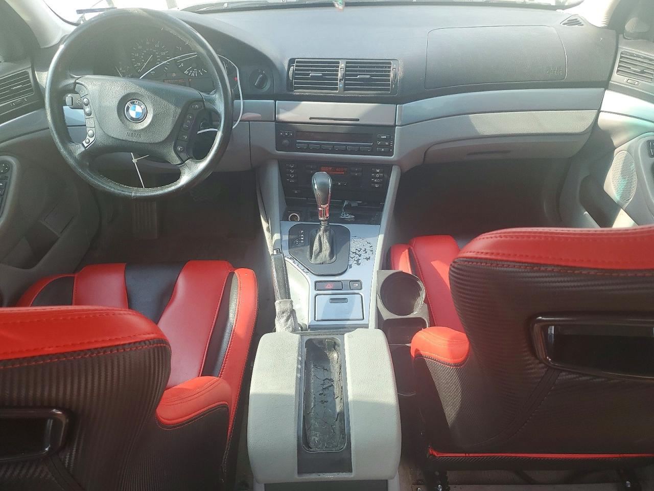 2002 Bmw 525 I Automatic Black vin: WBADT43402GY41628