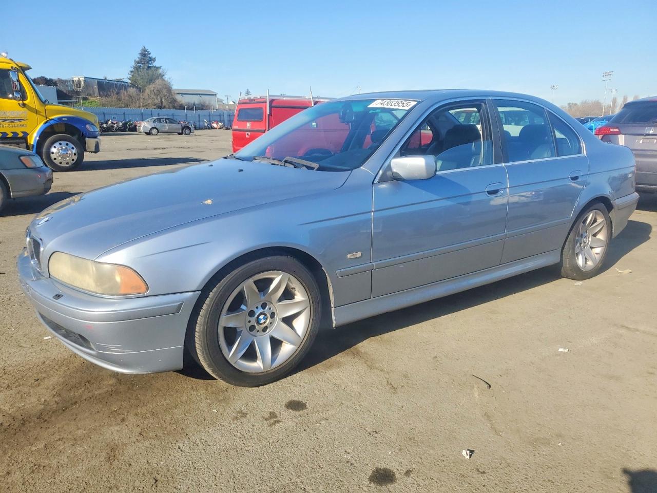 2002 Bmw 525 I Automatic Blue vin: WBADT43402GY43329