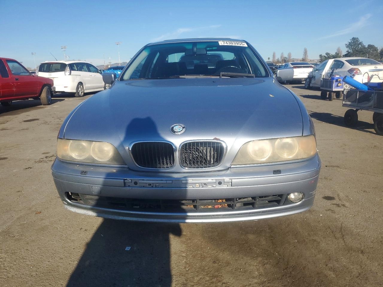 2002 Bmw 525 I Automatic Blue vin: WBADT43402GY43329