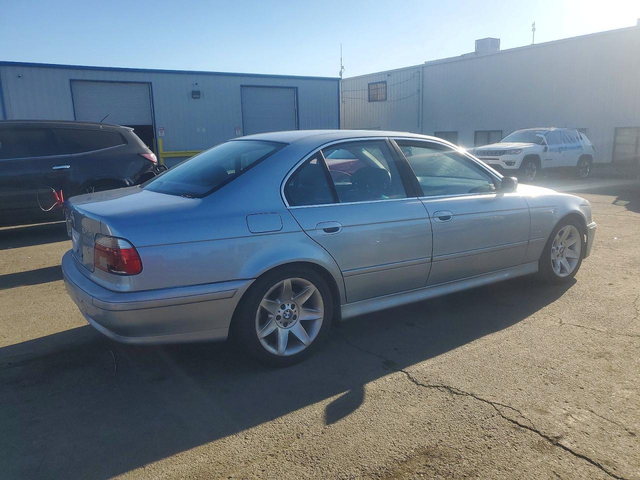 2002 Bmw 525 I Automatic Blue vin: WBADT43402GY43329