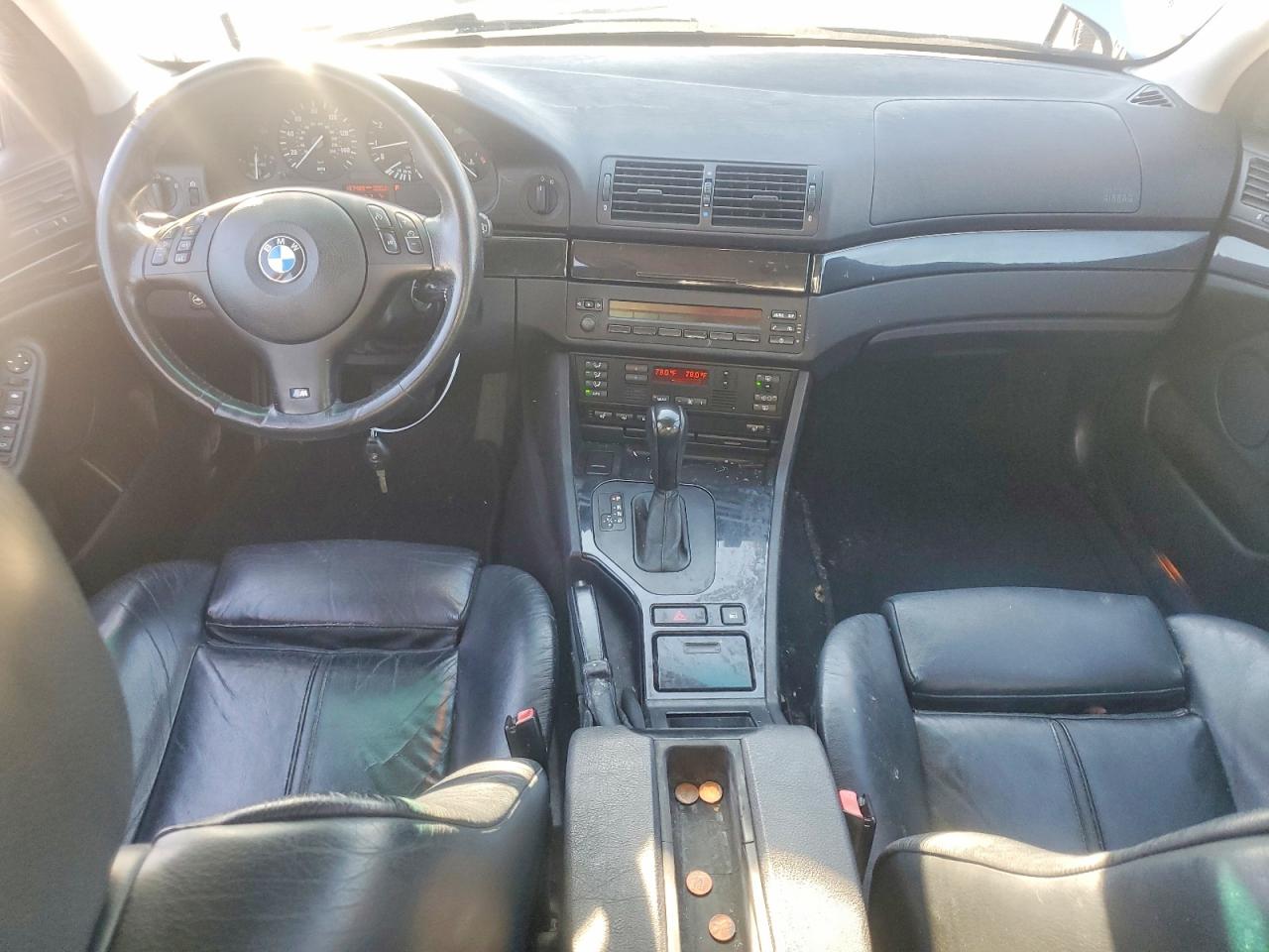 2002 Bmw 525 I Automatic Blue vin: WBADT43402GY43329