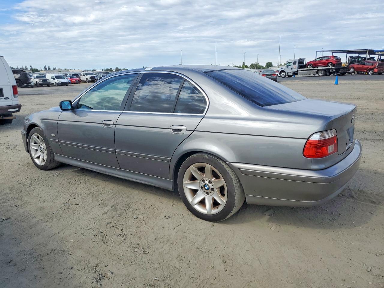 2002 Bmw 525 I Automatic Gray vin: WBADT43402GZ98530