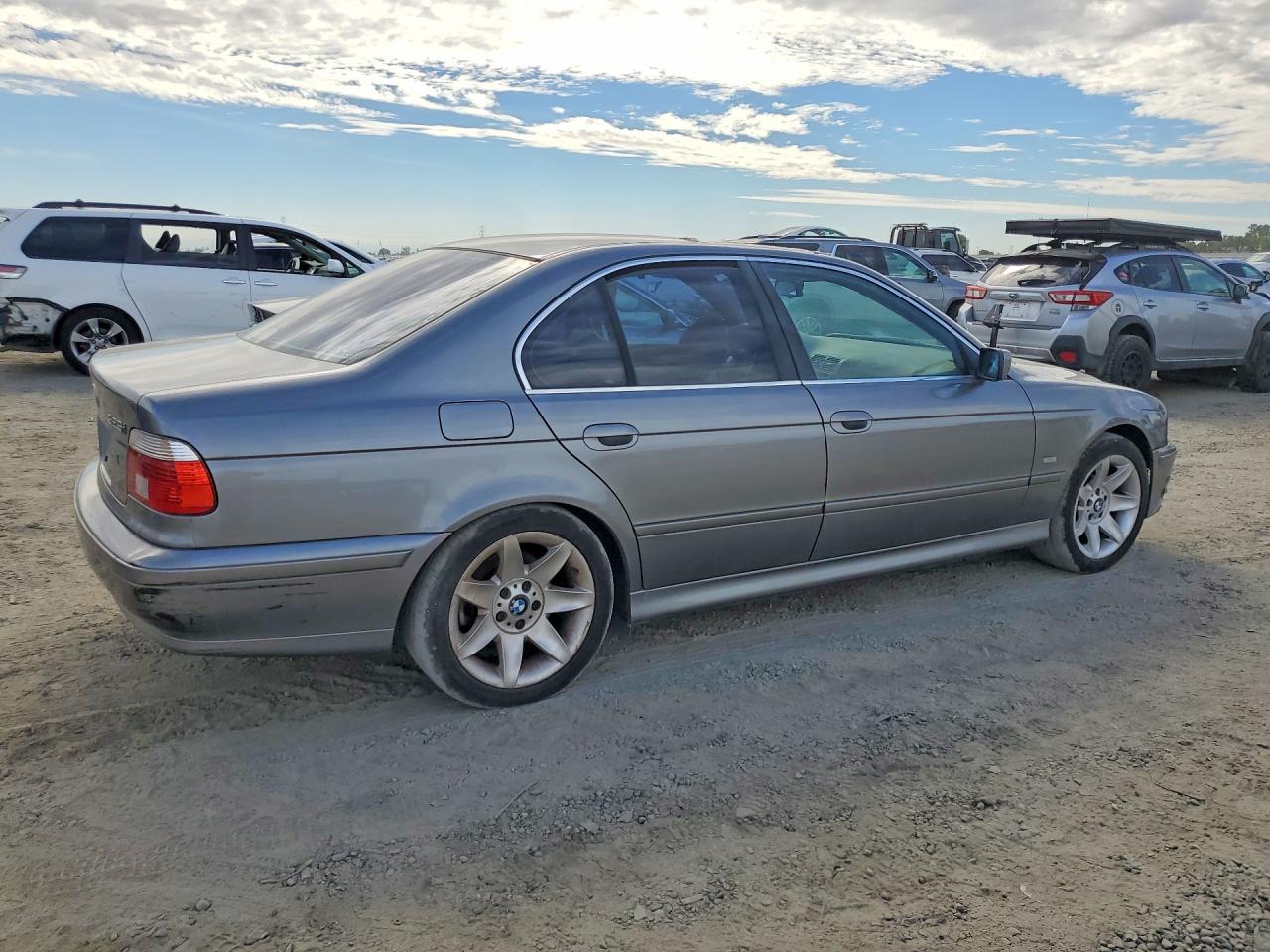 2002 Bmw 525 I Automatic Gray vin: WBADT43402GZ98530