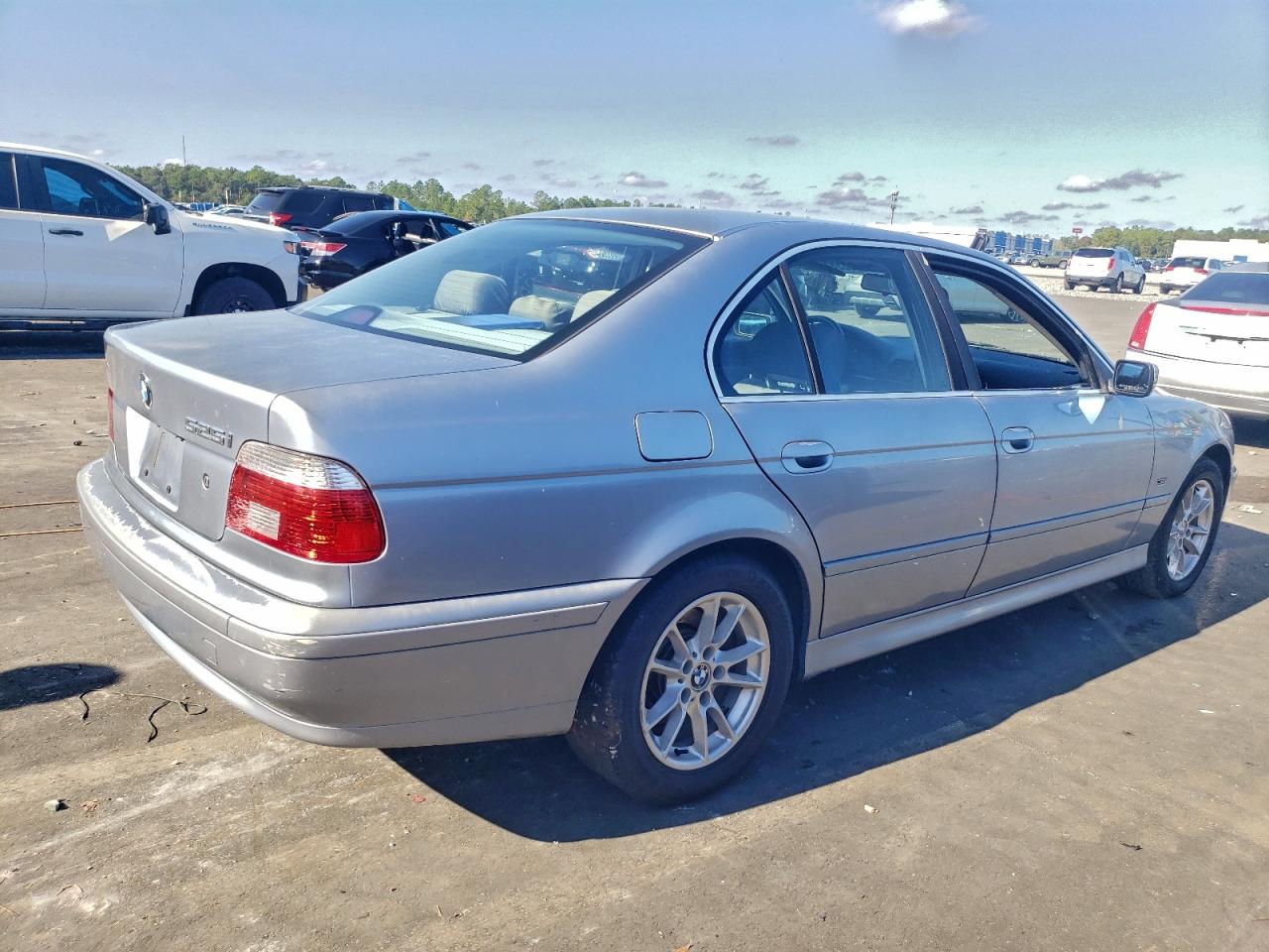 2003 Bmw 525 I Automatic Blue vin: WBADT43403GY98896