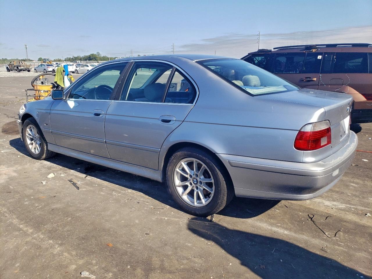 2003 Bmw 525 I Automatic Blue vin: WBADT43403GY98896