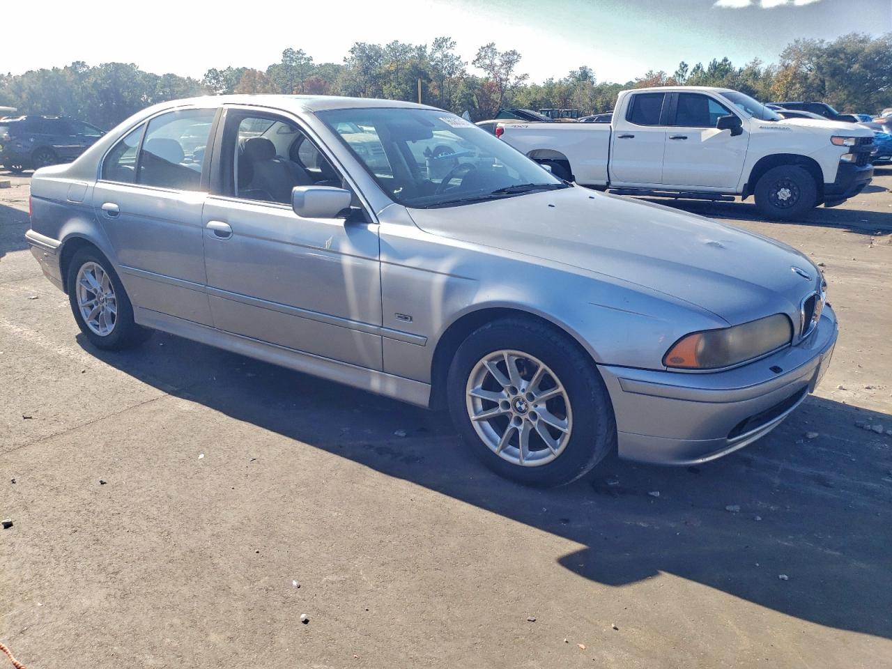 2003 Bmw 525 I Automatic Blue vin: WBADT43403GY98896