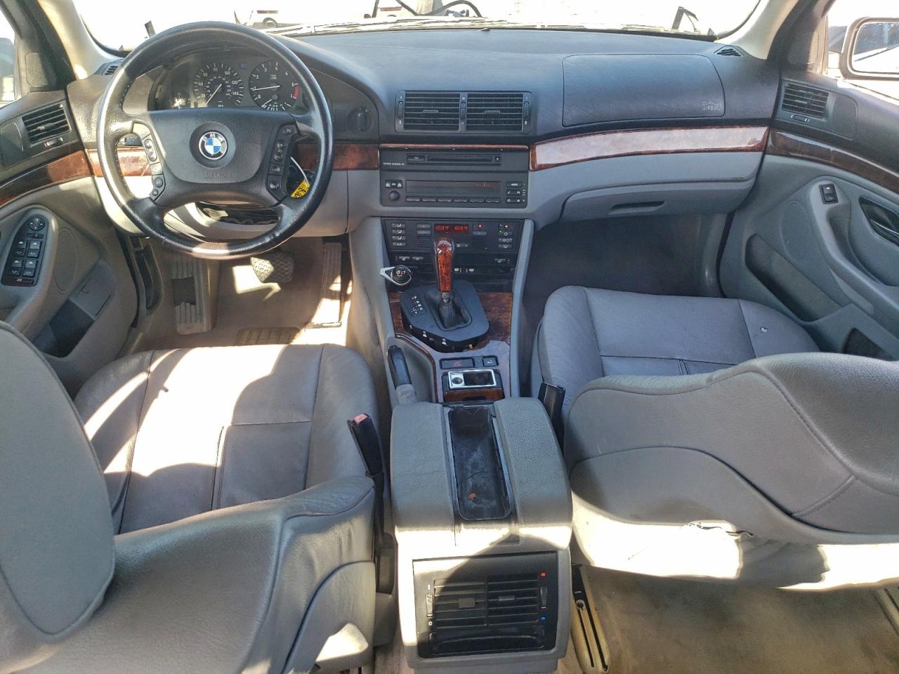 2003 Bmw 525 I Automatic Blue vin: WBADT43403GY98896