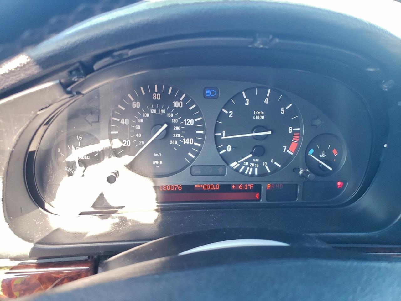 2003 Bmw 525 I Automatic Blue vin: WBADT43403GY98896