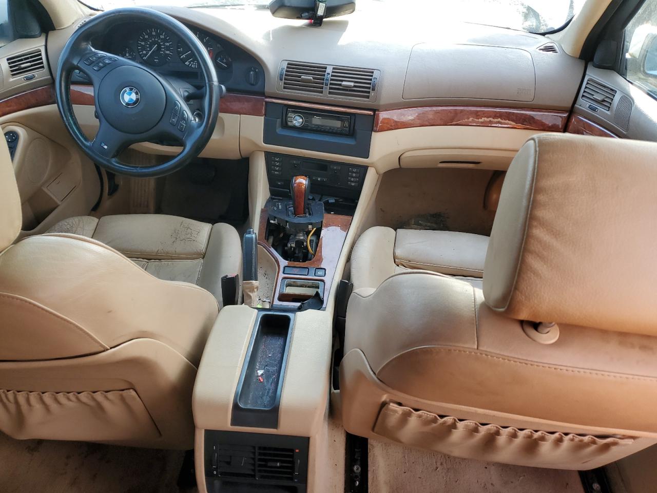 2002 Bmw 525 I Automatic Белый vin: WBADT43412GY44358