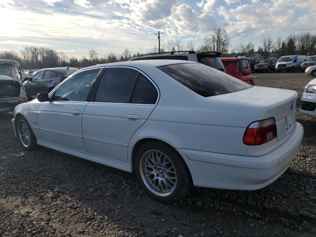 2002 Bmw 525 I Automatic Белый vin: WBADT43412GY44358