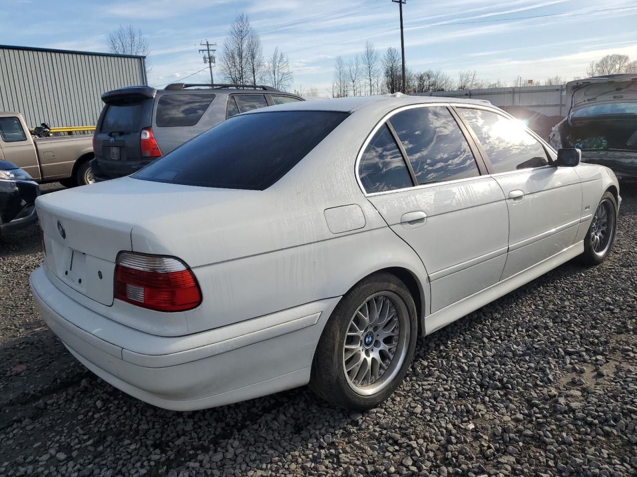 2002 Bmw 525 I Automatic Белый vin: WBADT43412GY44358