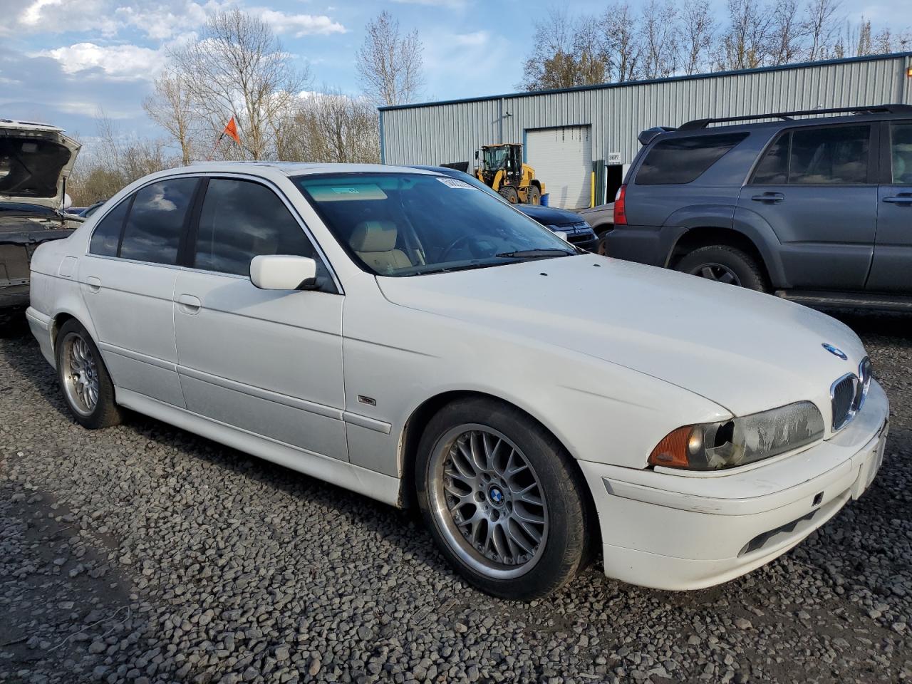 2002 Bmw 525 I Automatic Белый vin: WBADT43412GY44358