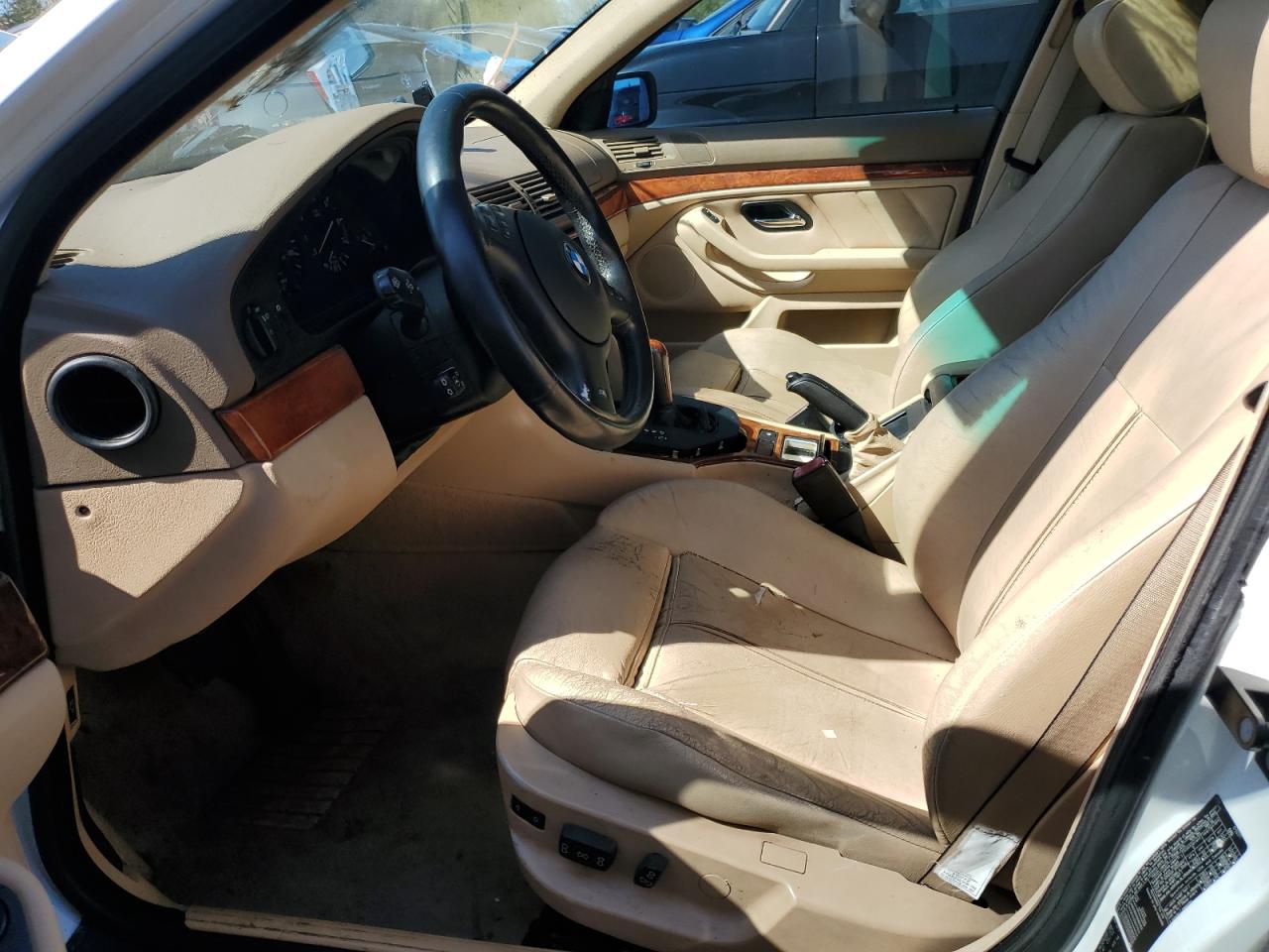 2002 Bmw 525 I Automatic Белый vin: WBADT43412GY44358
