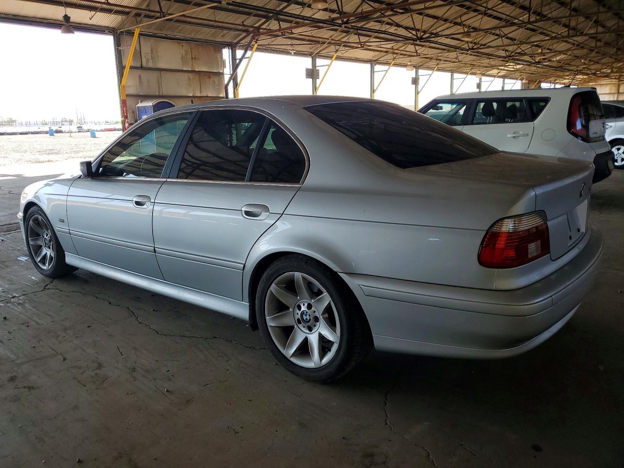 2003 Bmw 525 I Automatic Silver vin: WBADT43413G029708