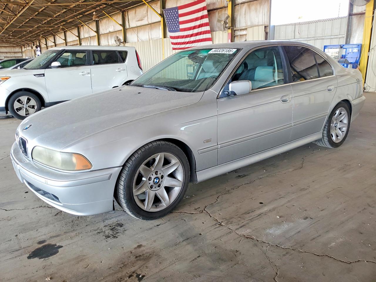 2003 Bmw 525 I Automatic Silver vin: WBADT43413G029708